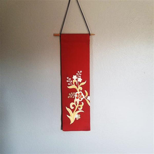 "Yuzen Floral 1" Japanique Tapestry - Kyoto Kimono