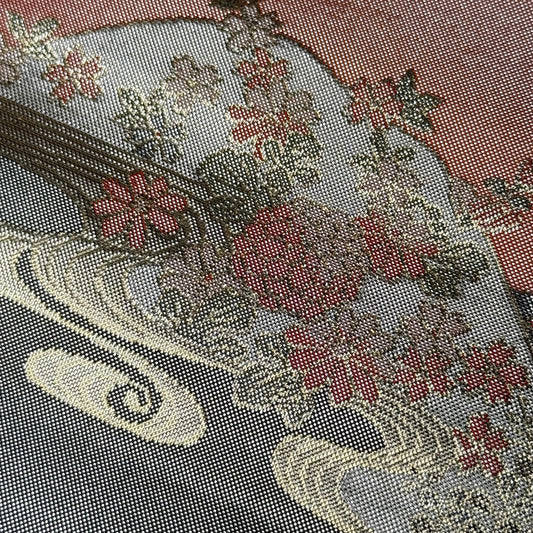 Metalics in Japanese Kimono Fabrics