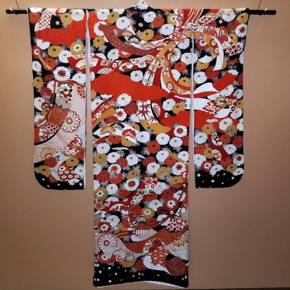 "Noshi Ribbons" Vintage Wedding Kimono Kakeshita