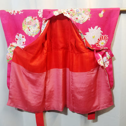 "Flower Girl" Vintage Girl's Kimono