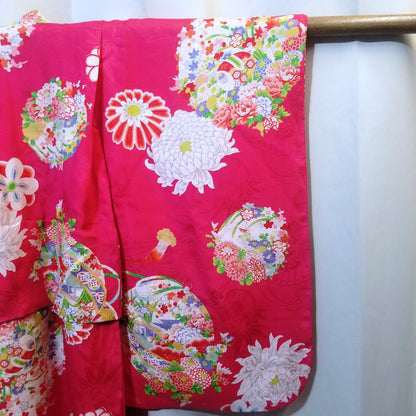 "Flower Girl" Vintage Girl's Kimono