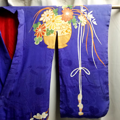 "Taisho Ikebana" Furisode Kimono