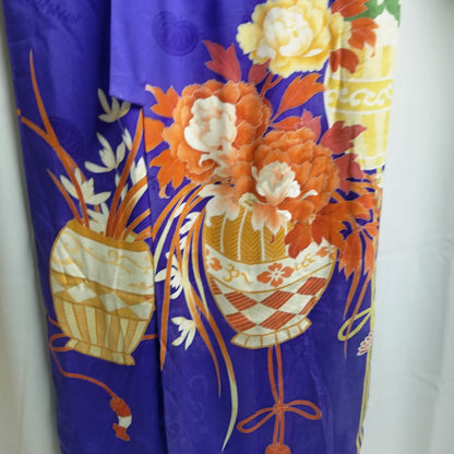 "Taisho Ikebana" Furisode Kimono