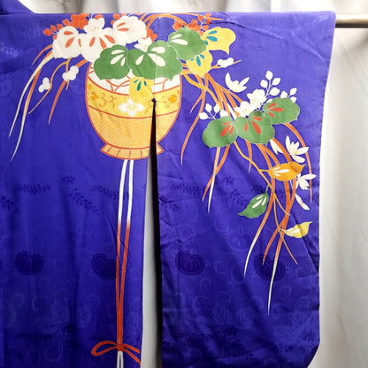 "Taisho Ikebana" Vintage Kimono