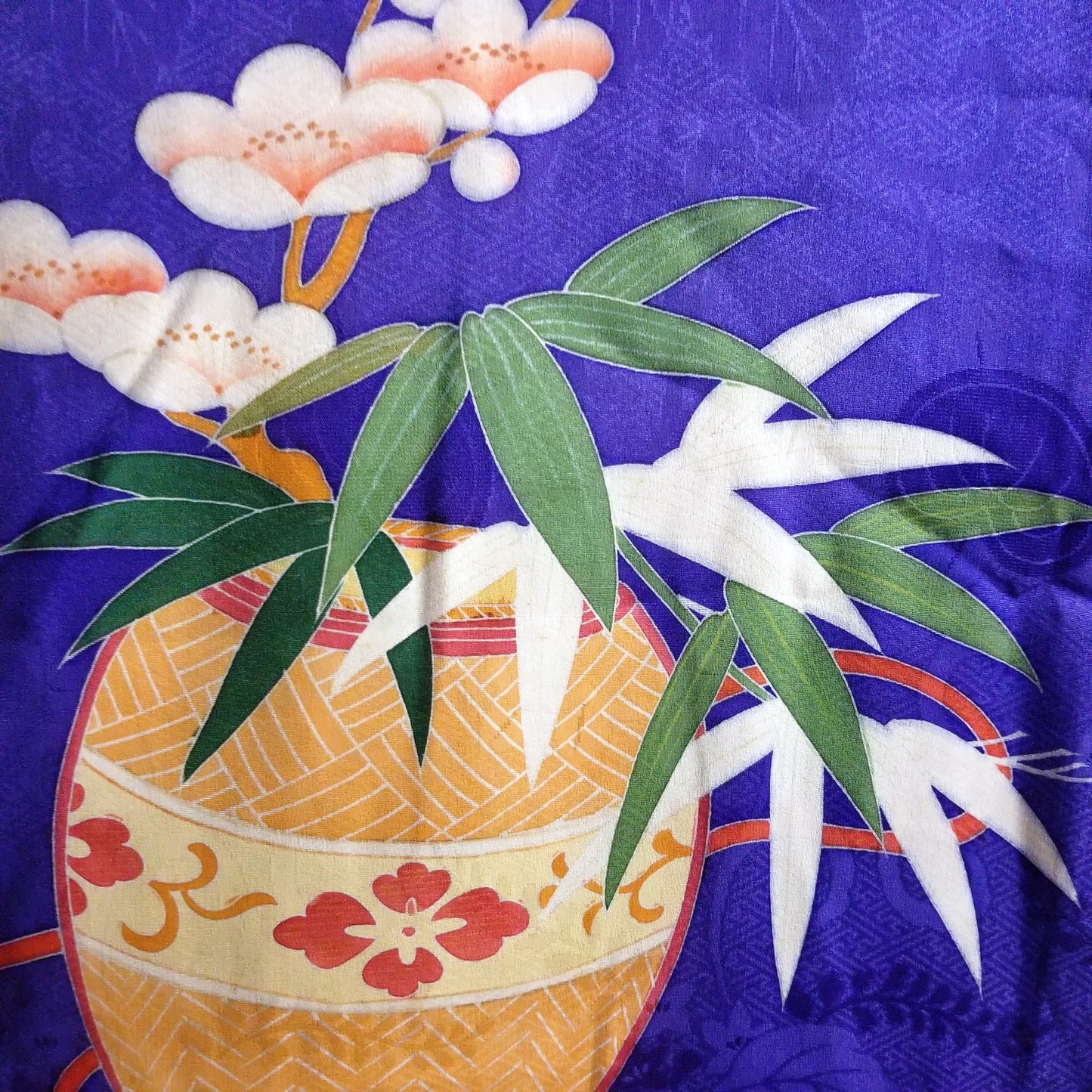 "Taisho Ikebana" Vintage Kimono