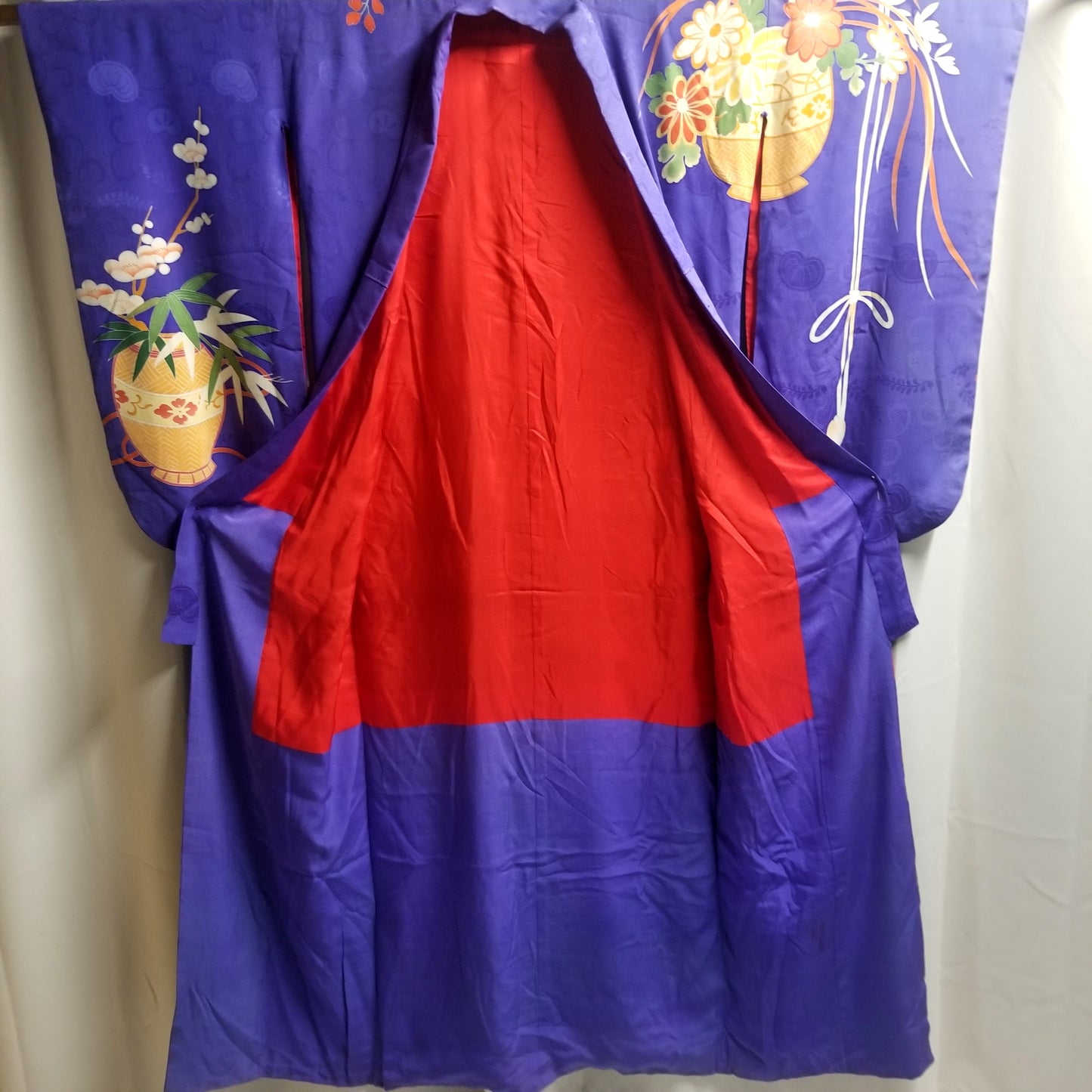 "Taisho Ikebana" Vintage Kimono