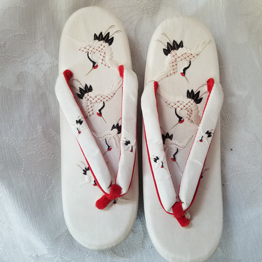 "Wedding Cranes" Womans Zori
