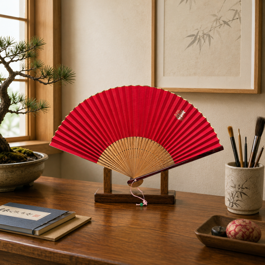 "Kotobuki" Vintage Folding Fan