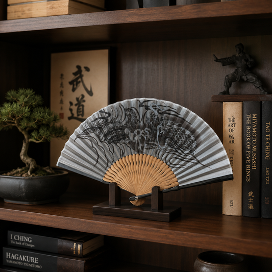 "Year of the Dragon" Vintage Folding Fan