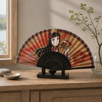 "Dia Kurosawa" Folding Fan