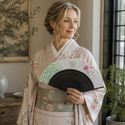 "Tokyo Chic" Vintage Folding Fan