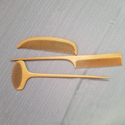 Vintage Japanese Three-Comb Set