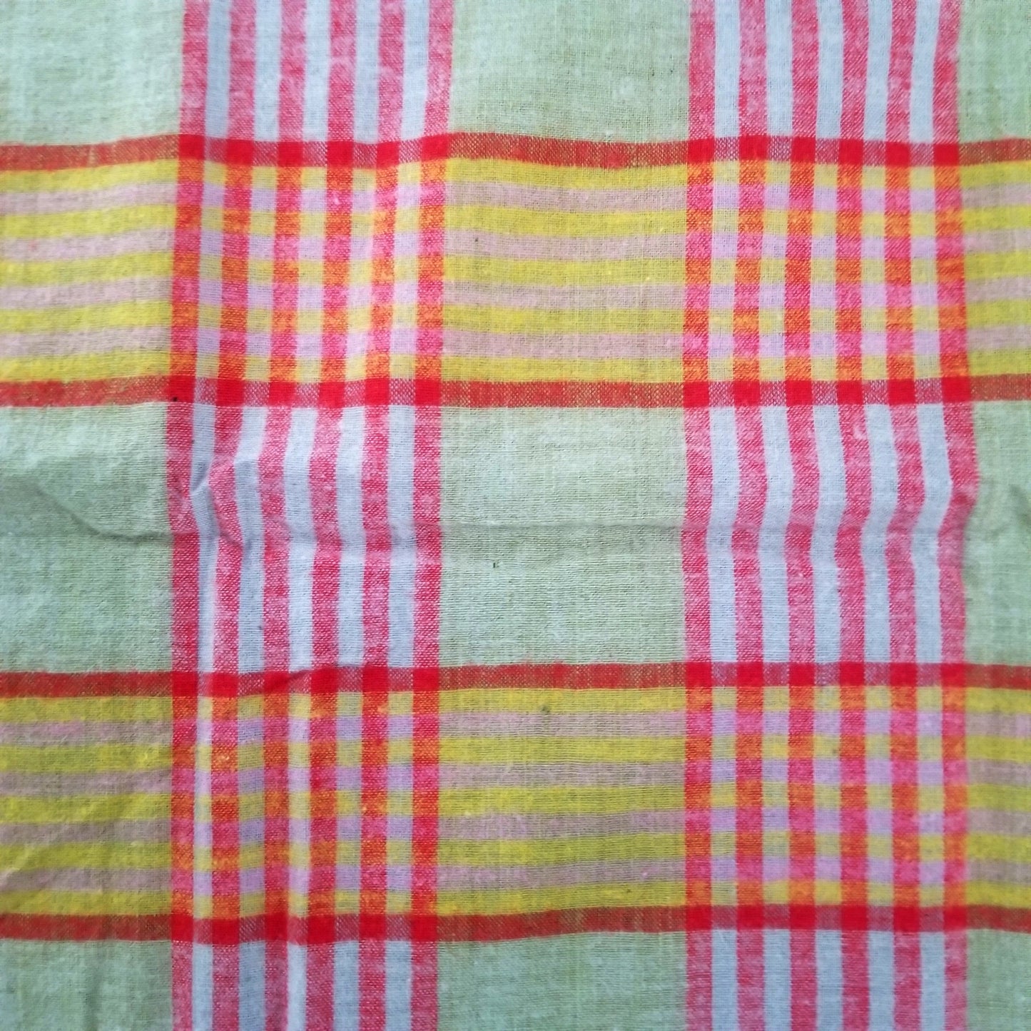 "Homespun Plaid" Vintage Cotton