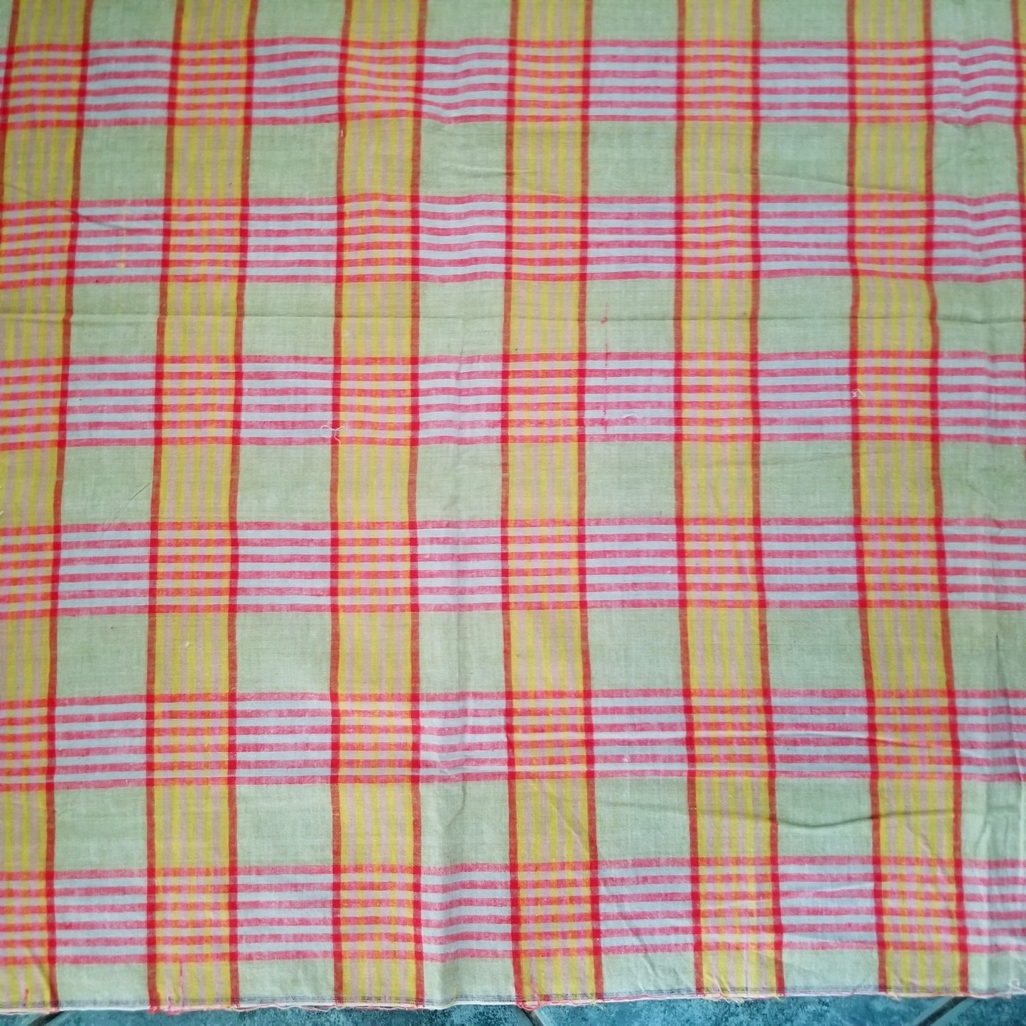 "Homespun Plaid" Vintage Cotton