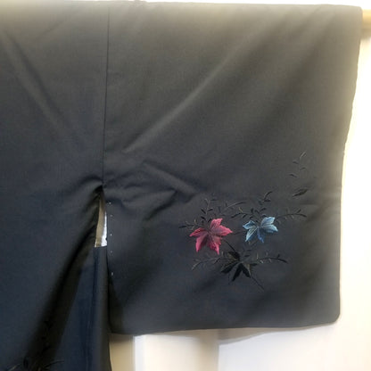 "Embroidered Leaves" XL Oki Haori