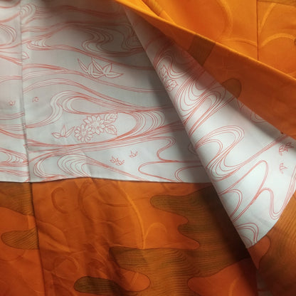 "Orange Fog" XL Oki Haori