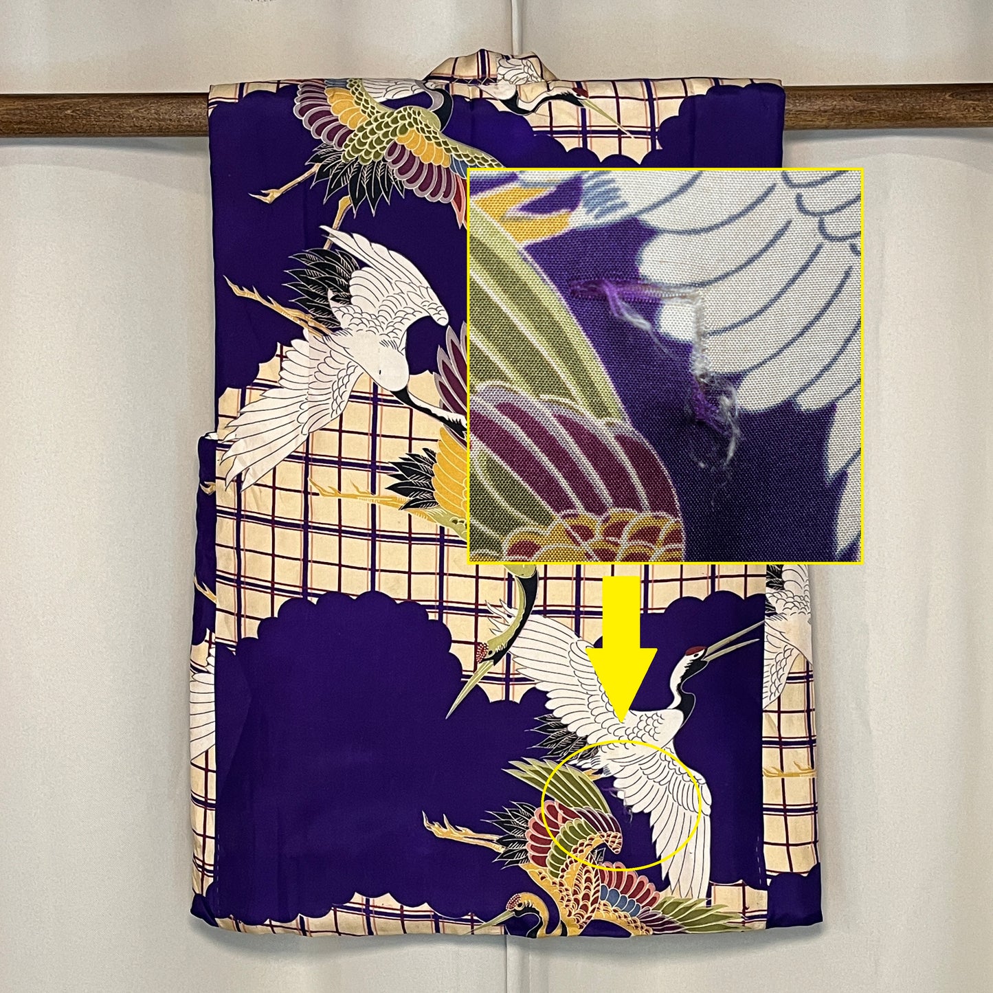 "Cranes on Purple" Boy's Padded Vest