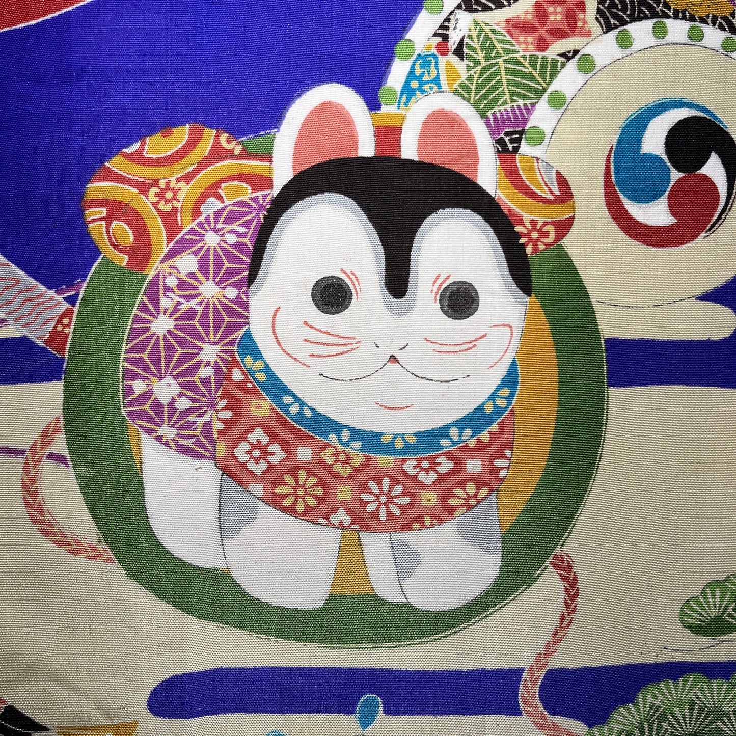 "Smiling Cat" Vintage Boy's Kimono