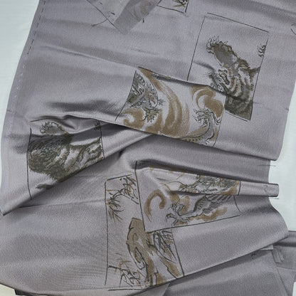 "Tiger and Dragon" Vintage Kimono Yardage