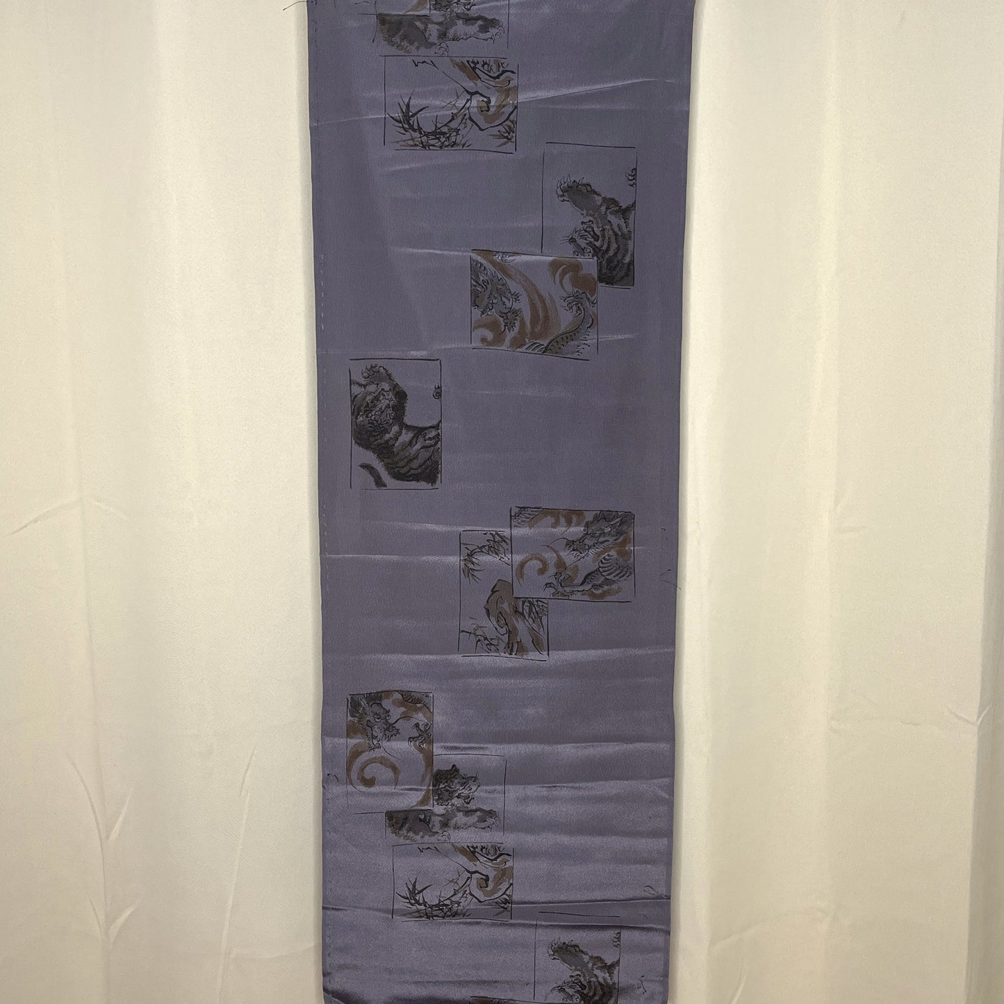 "Tiger and Dragon" Vintage Kimono Yardage