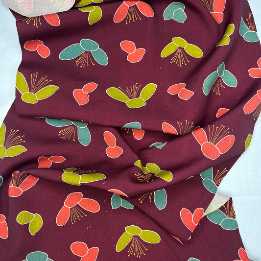 "Butterfly Blossoms" Vintage Kimono Yardage