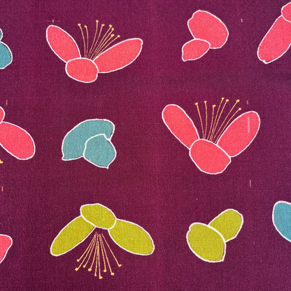 "Butterfly Blossoms" Vintage Kimono Yardage