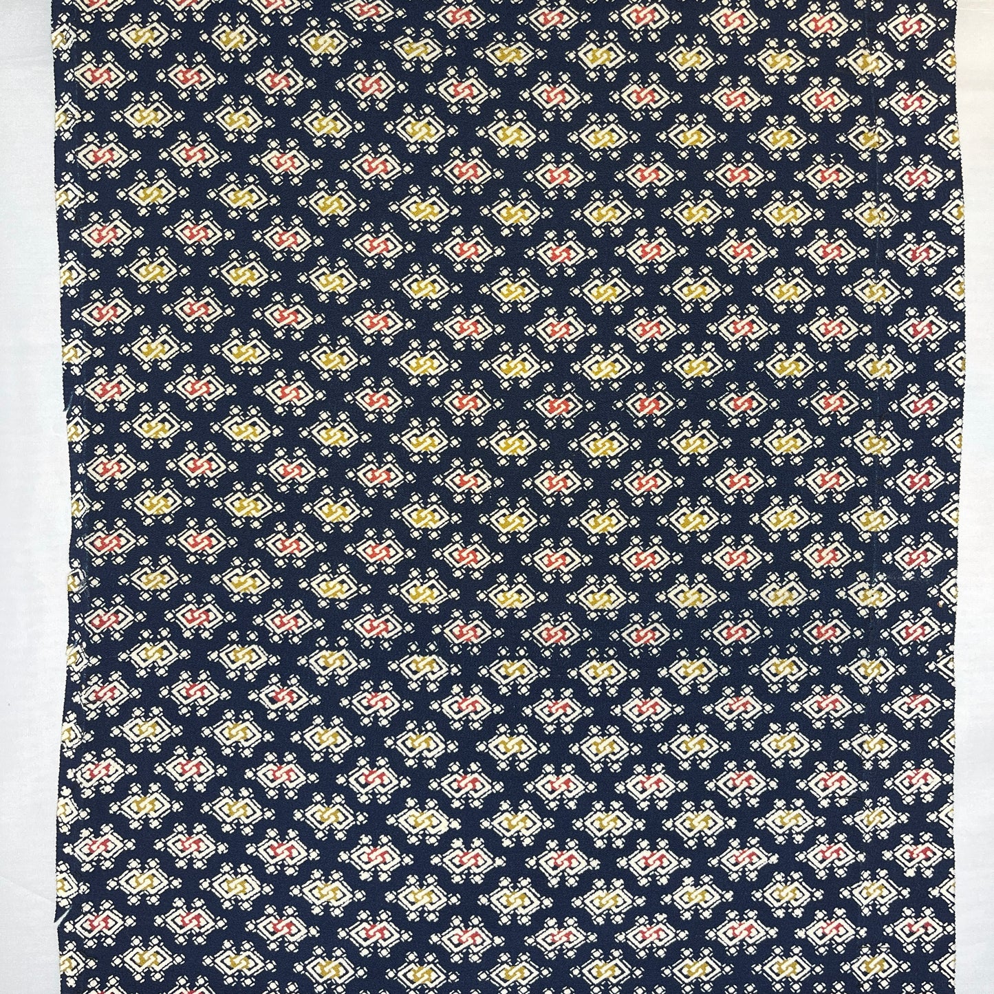 "Linking Diamonds" Vintage Kimono Yardage