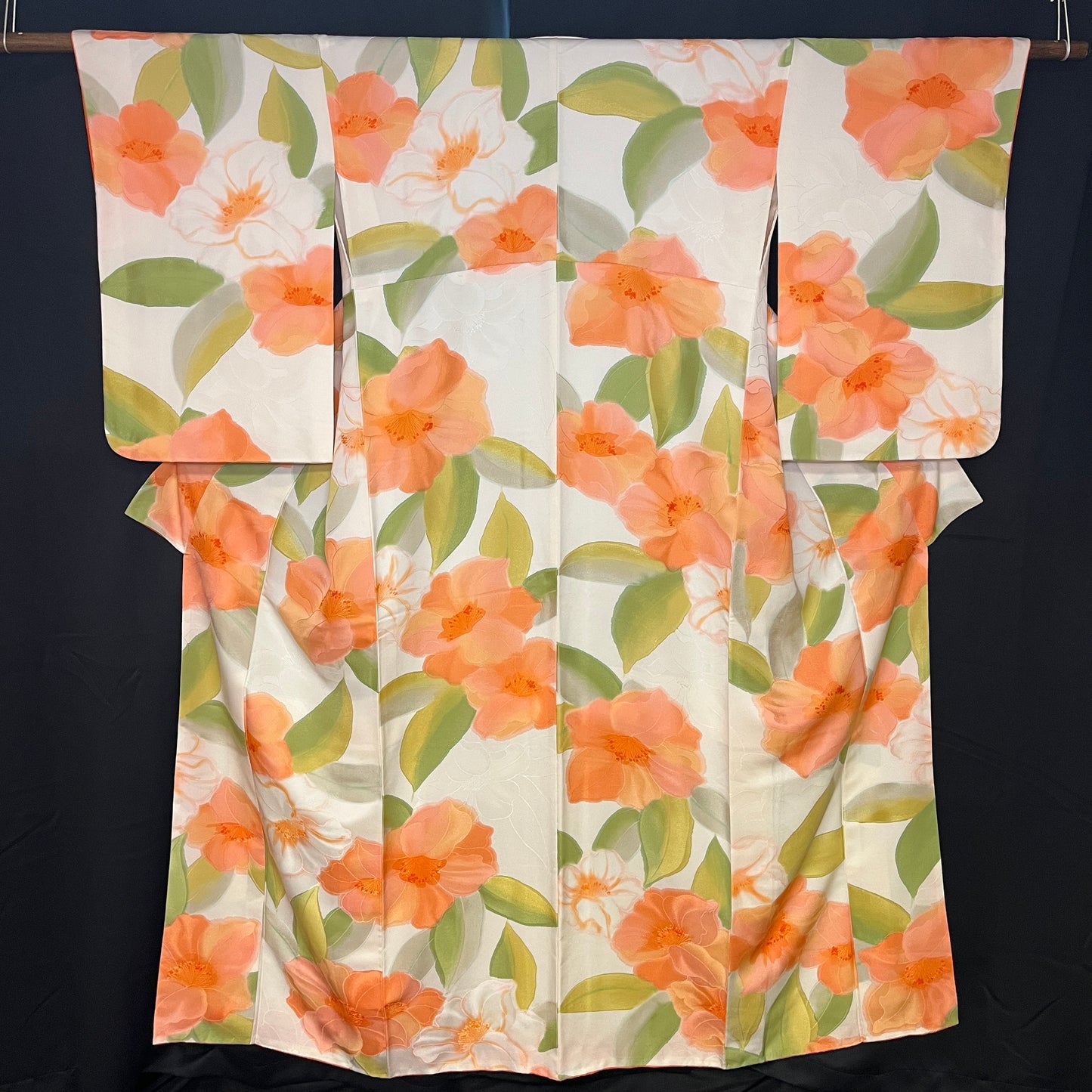 "Tropical Blooms" Vintage  Kimono