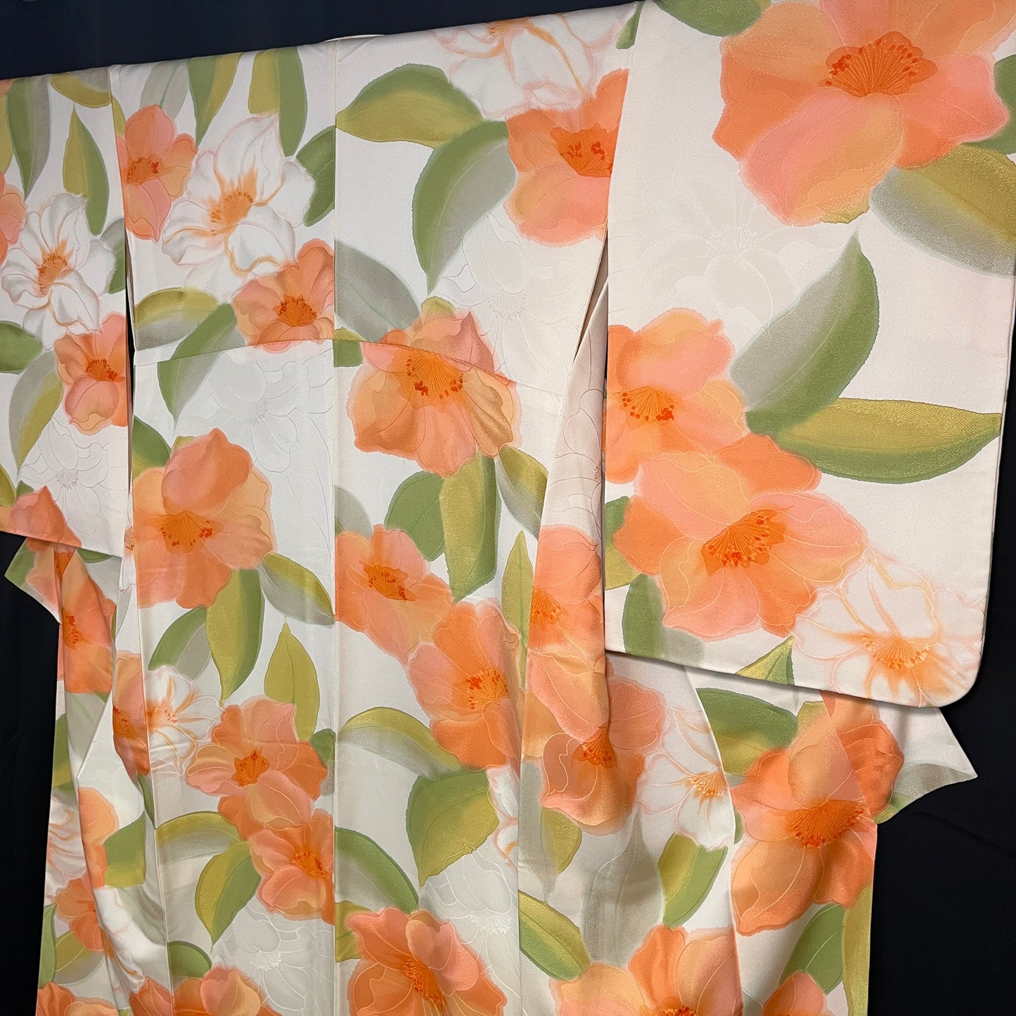 "Tropical Blooms" Vintage  Kimono