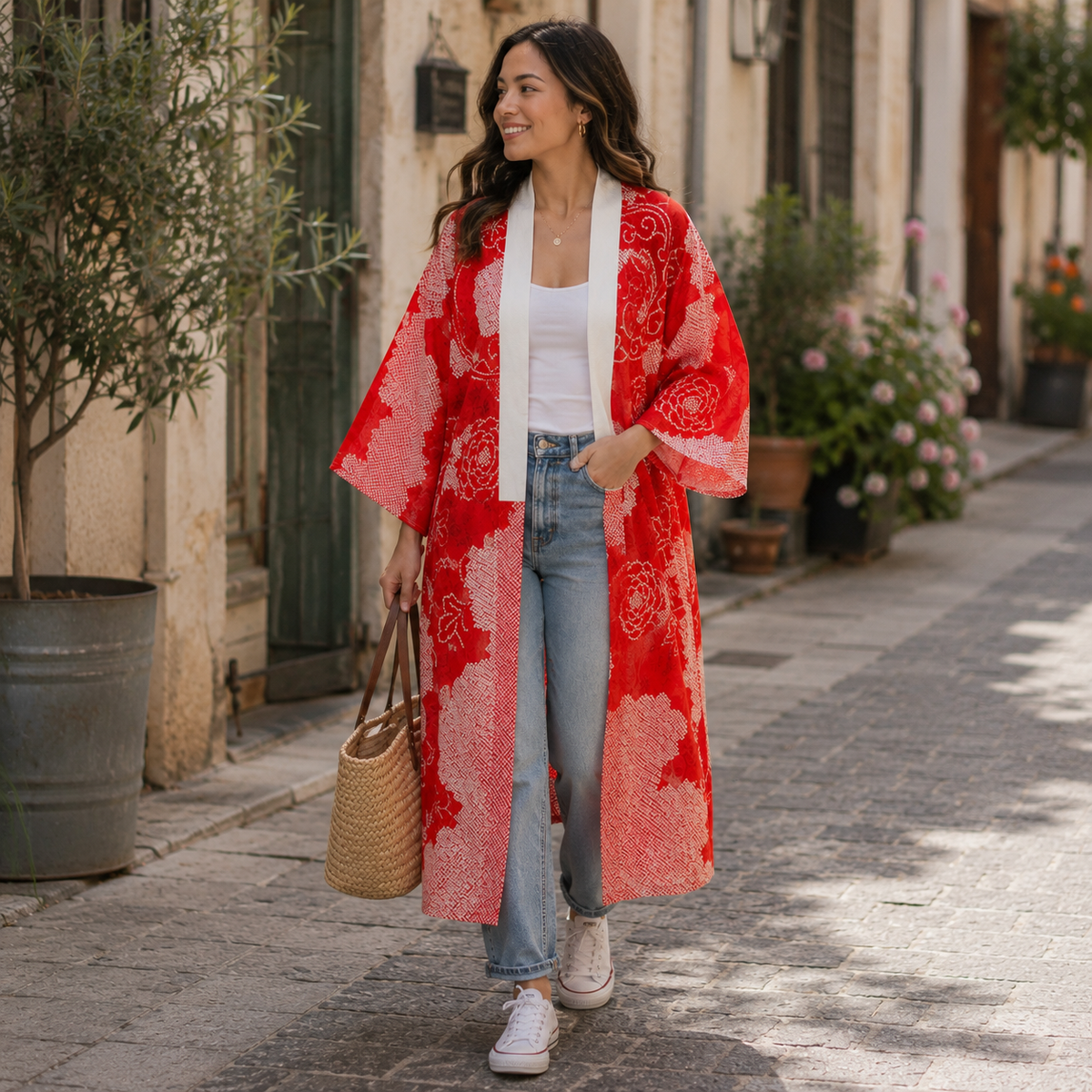 "Cloud Nine" Vintage Juban Underkimono