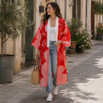 "Cloud Nine" Vintage Juban Underkimono