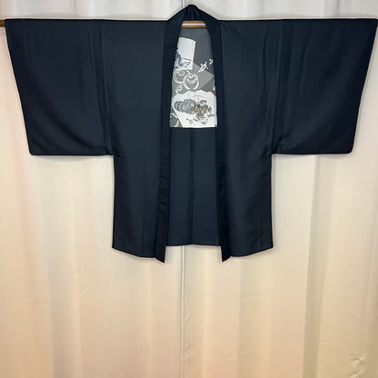 "Two Lucky Gods" Vintage Man's Haori