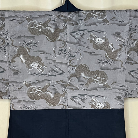 "Tigers in Bamboo" Vintage Man's Haori