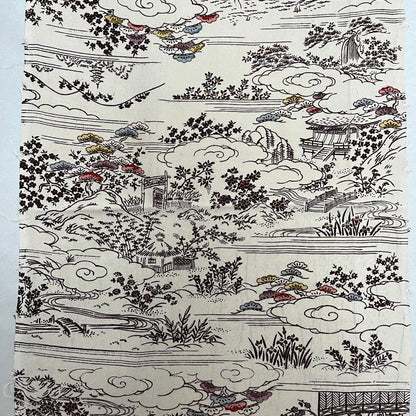 "Traditional Japan" Vintage Kimono Yardage