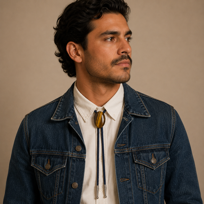 "Western Canyon" Vintage Bolo Tie