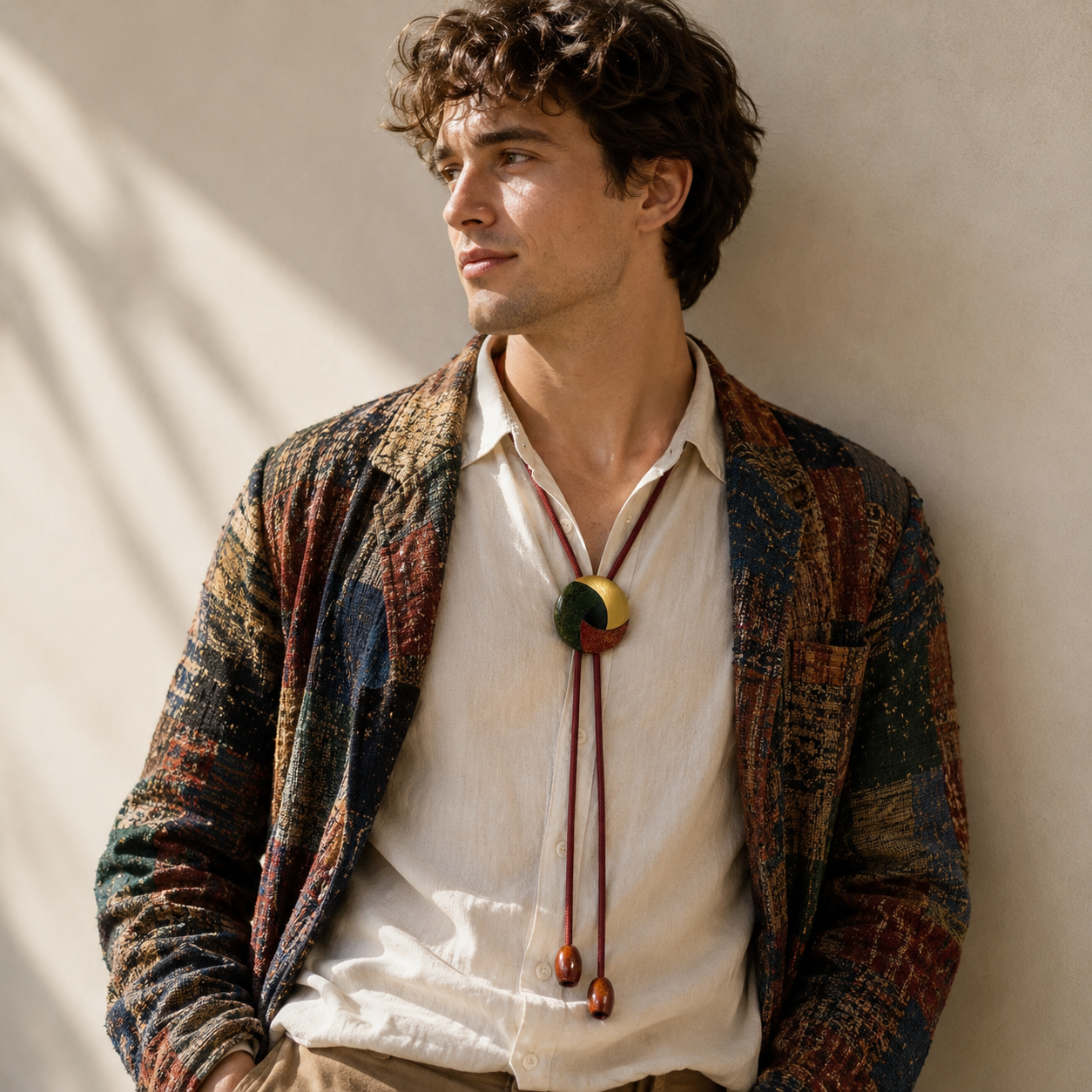 "Autumn Spin" Vintage Bolo Tie