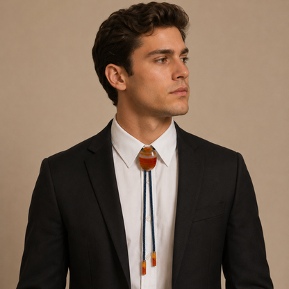 "Creamsicle" Vintage Bolo Tie