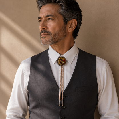 "Desert Confetti" Vintage Bolo Tie