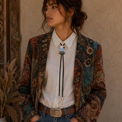 "Desert Song" Vintage Bolo Tie