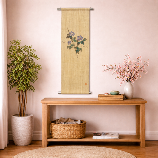 "Tea House Floral" Japanique Tapestry