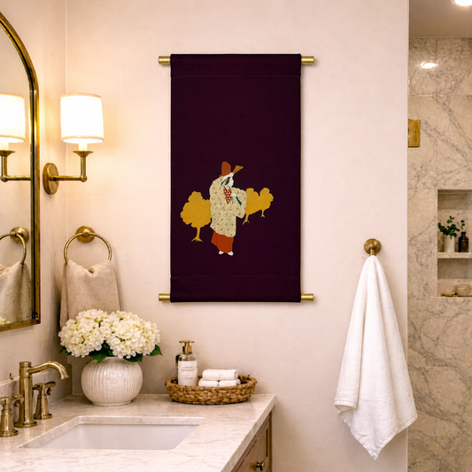 "Quiet Performer" Japanique Tapestry