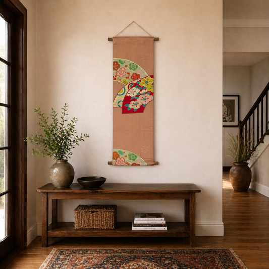 "Spring Fans" Japanique Tapestry