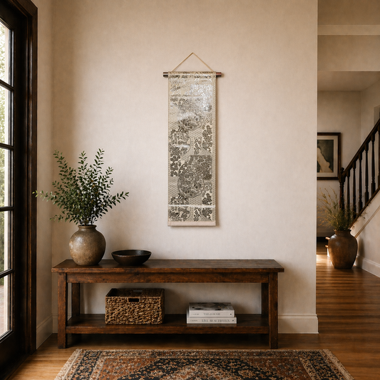 "Silver Wings" Japanique Tapestry