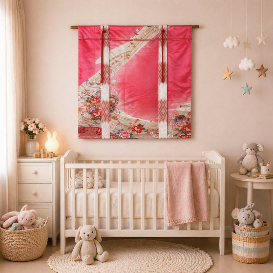 "Floral Sweep" Hanayome Curtain