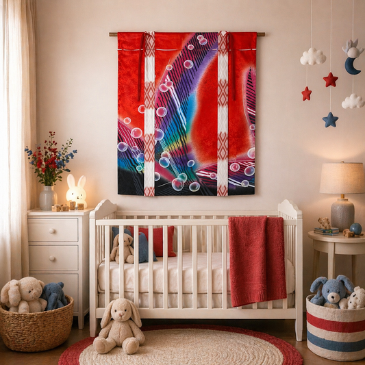"Rainbow Sweep" Hanayome Curtain