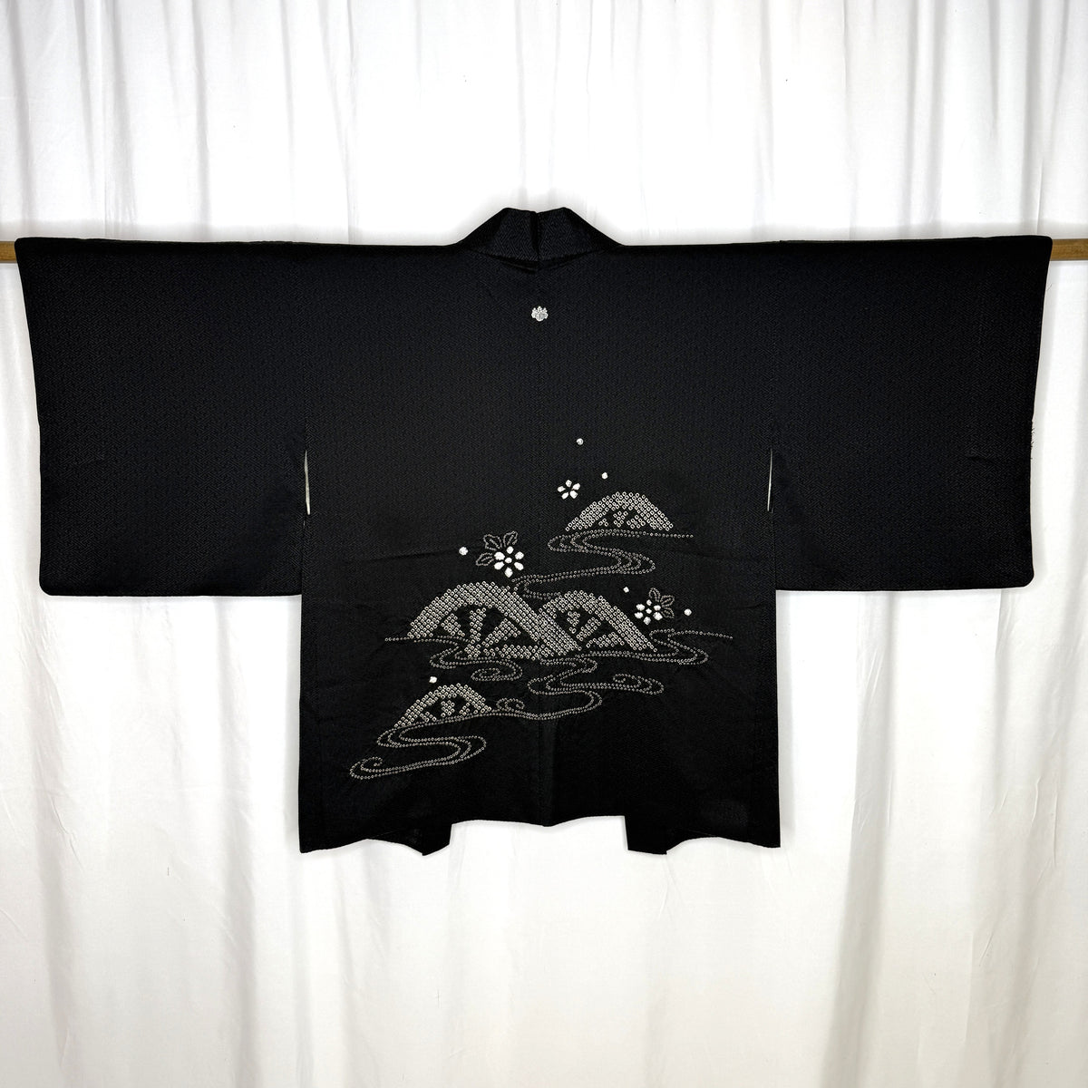 "Shibori Stream" Vintage Haori Jacket