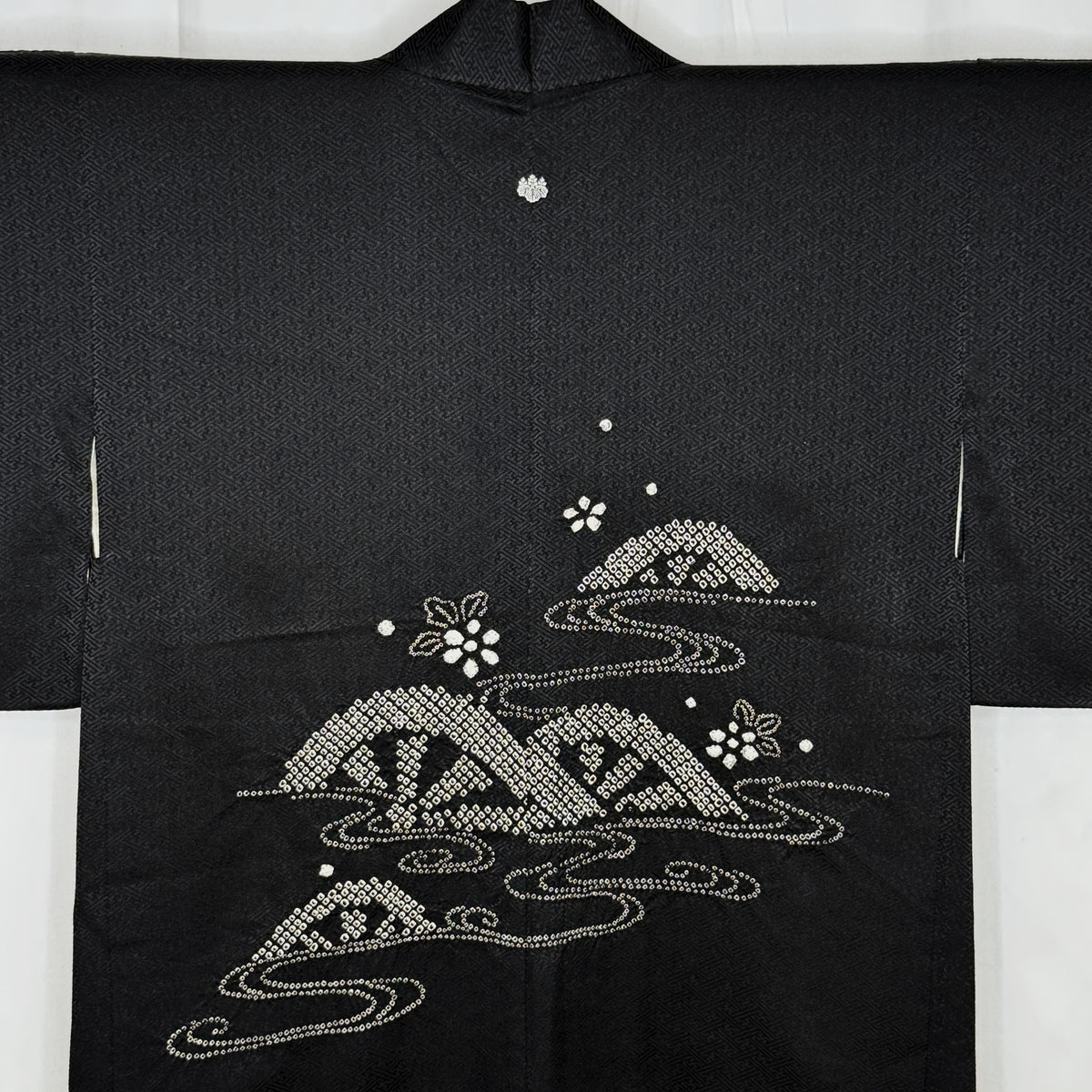 "Shibori Stream" Vintage Haori Jacket