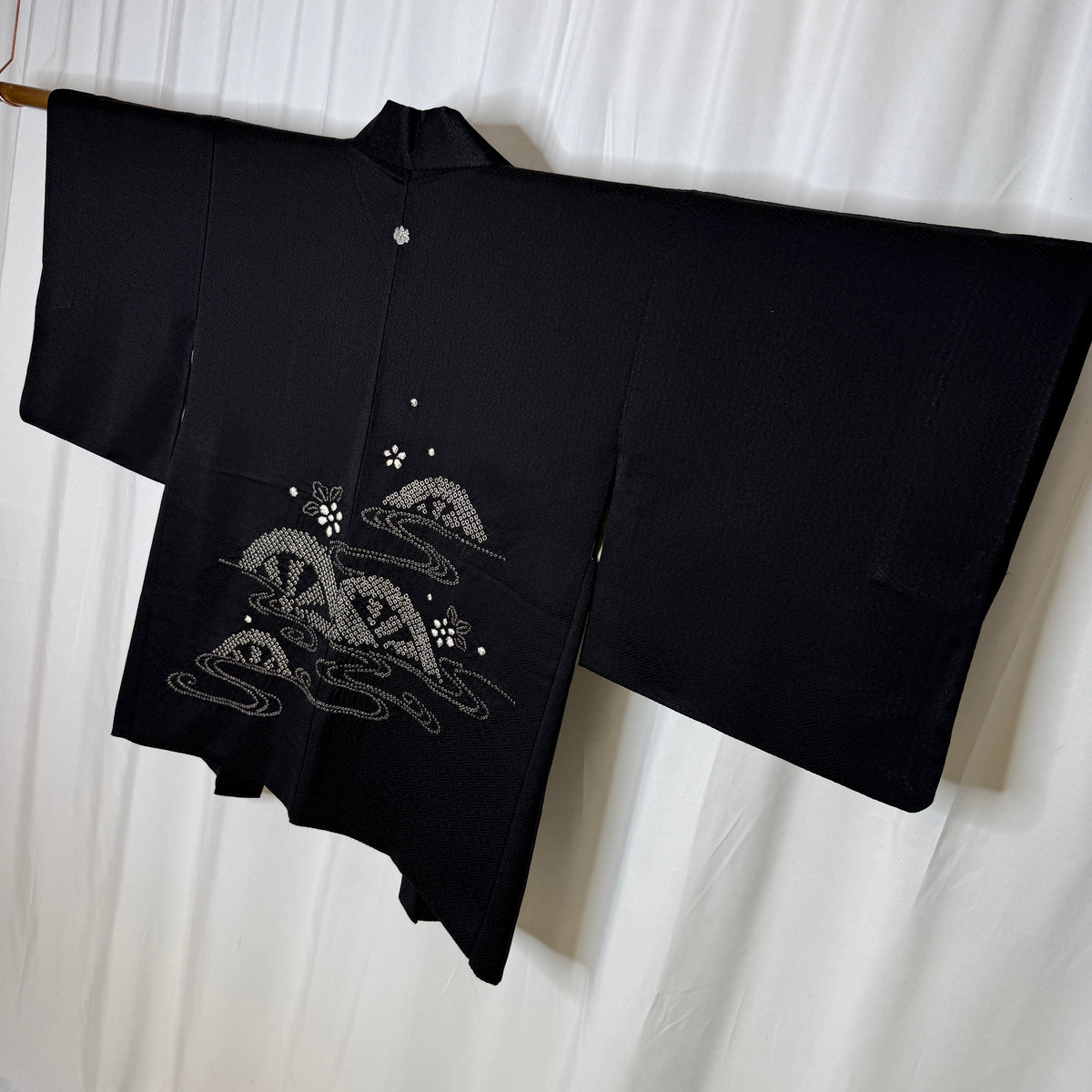"Shibori Stream" Vintage Haori Jacket
