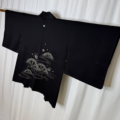 "Shibori Stream" Vintage Haori Jacket