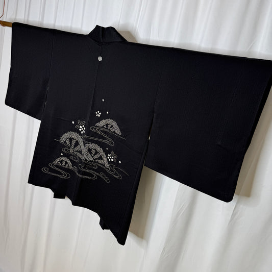 "Shibori Stream" Vintage Haori Jacket